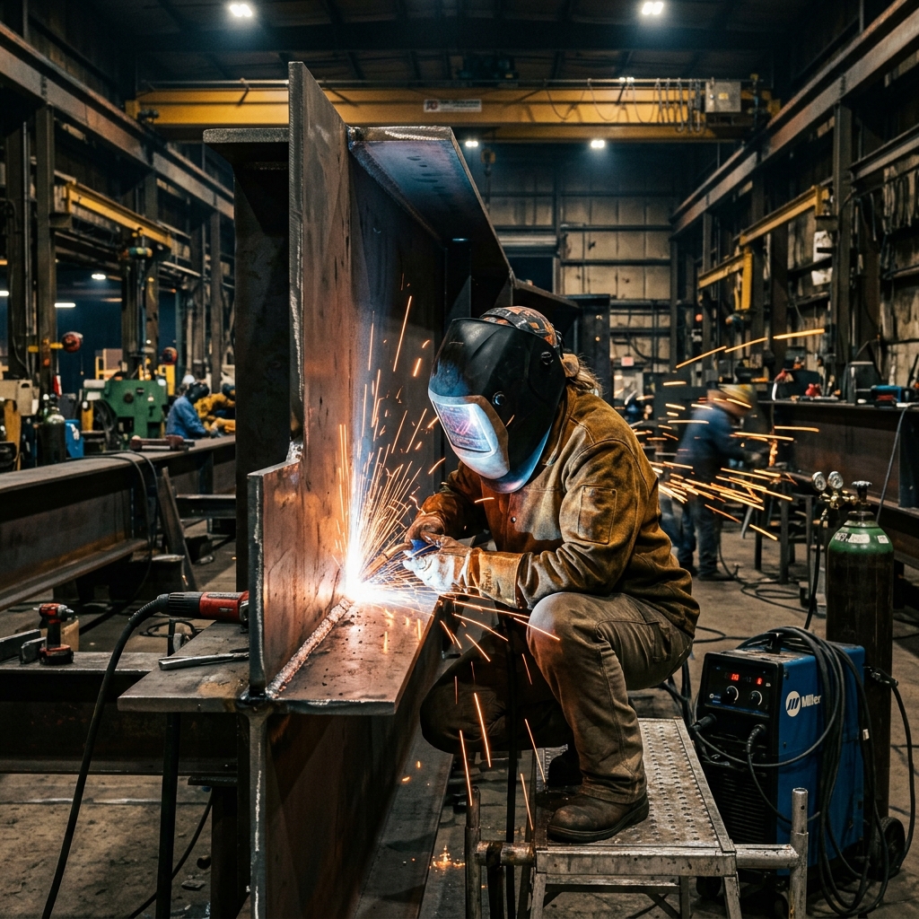 Proceso de soldadura industrial especializada